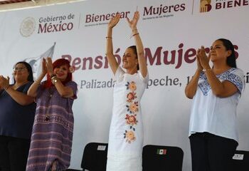 Sheinbaum refuerza programas sociales y anuncia reconstrucción vial en Campeche