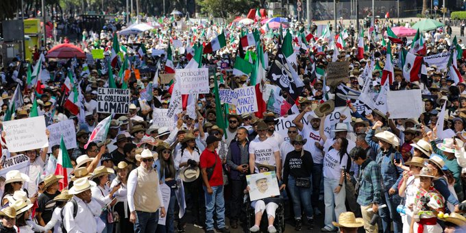 México alza la voz: marchas masivas exigen frenar la violencia y hacer justicia por Carlos Manzo