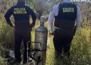 Recuperan cilindro con gas cloro robado en Morelia; descartan riesgos