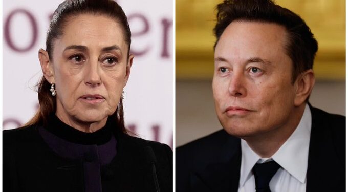 Musk acusa a Sheinbaum de obedecer a cárteles; Gobierno analiza acciones legales