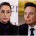 Musk acusa a Sheinbaum de obedecer a cárteles; Gobierno analiza acciones legales