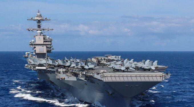 El USS Gerald Ford refuerza presencia militar de EU en el Mediterráneo en plena tensión con Irán