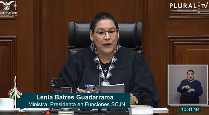 Lenia Batres asume presidencia provisional de la Suprema Corte