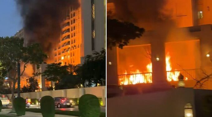 Misil impacta en hotel de Dubái y agrava la crisis en el Golfo