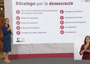 Sheinbaum impulsa reforma electoral y confirma alternativa si el Congreso la rechaza