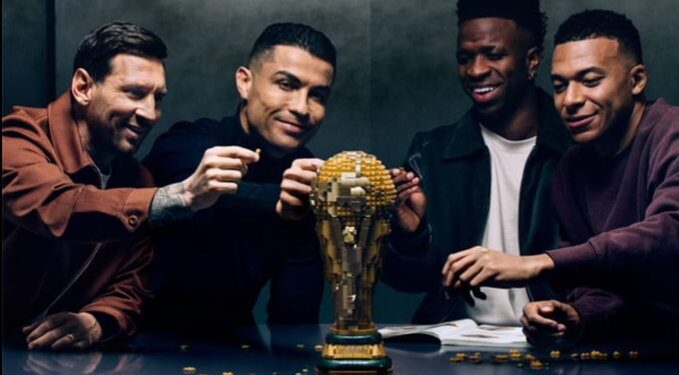 Messi, Cristiano, Mbappé y Vinicius chocan por la Copa en espectacular anuncio rumbo a 2026