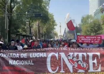 Marcha de la CNTE este 1 de mayo: rutas, horarios y cierres en CDMX