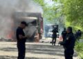 Bloqueos y quema de vehículos en Veracruz: FNLS intensifica protestas por liberación de líder indígena