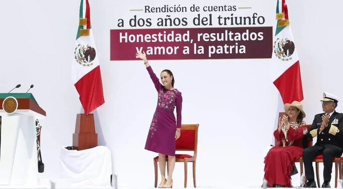 Sheinbaum reivindica la soberanía nacional y presenta balance de resultados de su gobierno