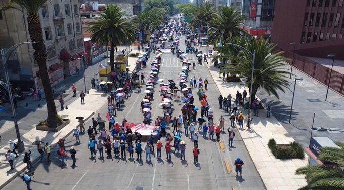 CNTE fortalece plantón nacional y presiona al Gobierno con nuevas movilizaciones