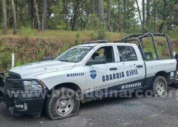 Ataque armado contra Guardia Civil en Nahuatzen deja cinco policías muertos y varios heridos
