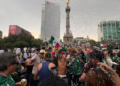 México desata la fiesta mundialista; miles celebran triunfo ante Sudáfrica en el Ángel y otras ciudades