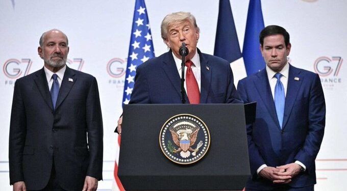 Trump reitera críticas a México en el G7 y afirma que los cárteles tienen control del país