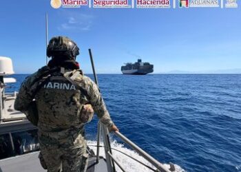 Aseguran 270 kilos de cocaína en el puerto de Manzanillo; dos hombres quedan a disposición de autoridades