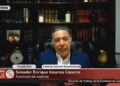 Enrique Inzunza reaparece en actividades del Senado tras casi dos meses de ausencia