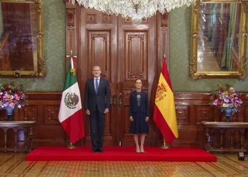 Felipe VI visita Palacio Nacional y se reúne con Sheinbaum para reforzar la relación bilateral