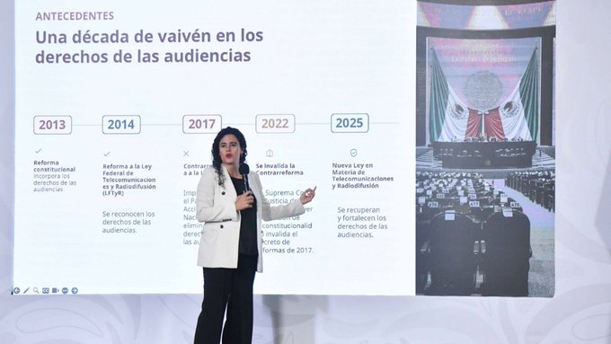 Lineamientos de derechos de las audiencias generan debate; Sheinbaum niega restricciones a la libertad de expresión