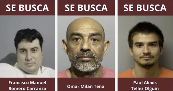 Lanzan recompensa millonaria tras fuga de tres internos del Cereso Número 2 de Hermosillo