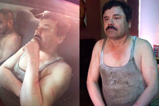 Revelan imágenes inéditas de la última captura de Joaquín “El Chapo” Guzmán