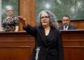 Tras licencia de Rocha Moya, Graciela Domínguez toma protesta como gobernadora interina