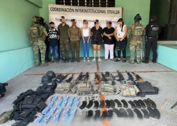 Operación Sable deja ocho detenidos y asegura 11 armas largas en Sinaloa