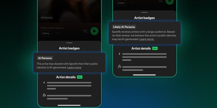 Spotify etiquetará a los artistas generados por IA para proteger a los músicos reales