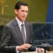 Roberto Velasco destaca ante la ONU estrategia de seguridad y respeto a la soberanía