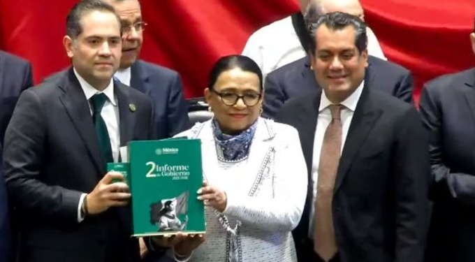 Sheinbaum presenta balance de su gobierno; Rosa Icela entrega informe al Congreso