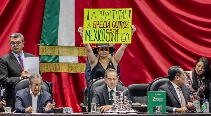 Respaldan a Grecia Quiroz en el Congreso y exigen esclarecer asesinato de Carlos Manzo