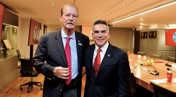Alito Moreno y Vicente Fox coinciden en fortalecer contrapesos y participación ciudadana