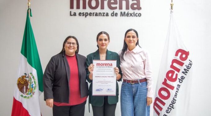 Andrea Chávez cambia la gubernatura de Chihuahua por el proyecto de Morena en Ciudad Juárez
