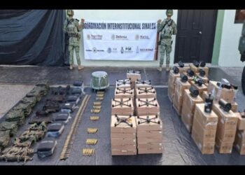Operativos en El Rosario, Culiacán y Concordia dejan decomisos de armas y explosivos