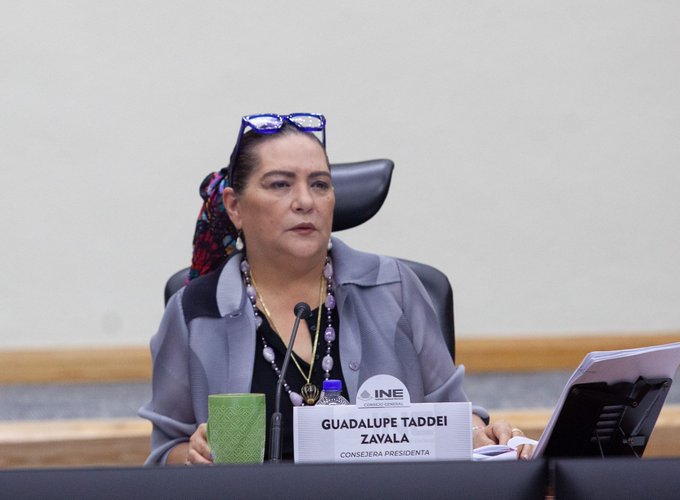 Guadalupe Taddei descarta renunciar al INE pese a exigencias del PRI y Somos México