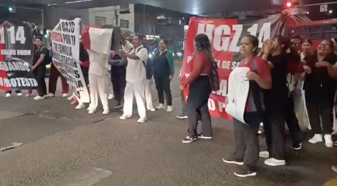 Protestas de trabajadores del IMSS presionan por cambios salariales y sindicales